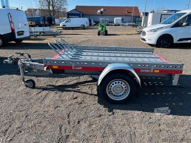 Rimorchio per moto STEMA ST 02-1  3 Motorradtransporter 100Kmh RAMPE