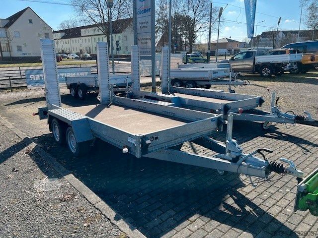 Rimorchio con piattaforma di lavoro STEMA BMAT   Baumaschinenanhänger 100kmh