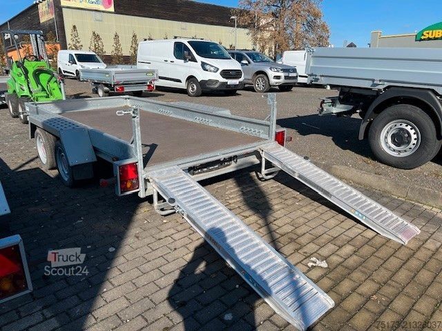 Rimorchio con piattaforma di lavoro STEMA BMAT   Baumaschinenanhänger 100kmh