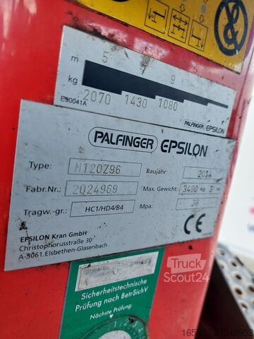 Fa szállító Scania R490 6x4 Euro 6 Kurzholz Palfinger AHK (2)