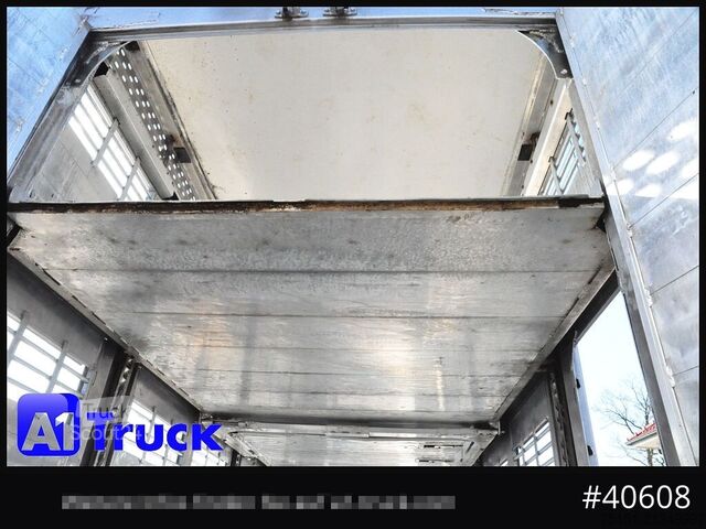 Állatszállító pótkocsi MENKE Stehmann 3 achs, Hubdach, durchlader, Lift