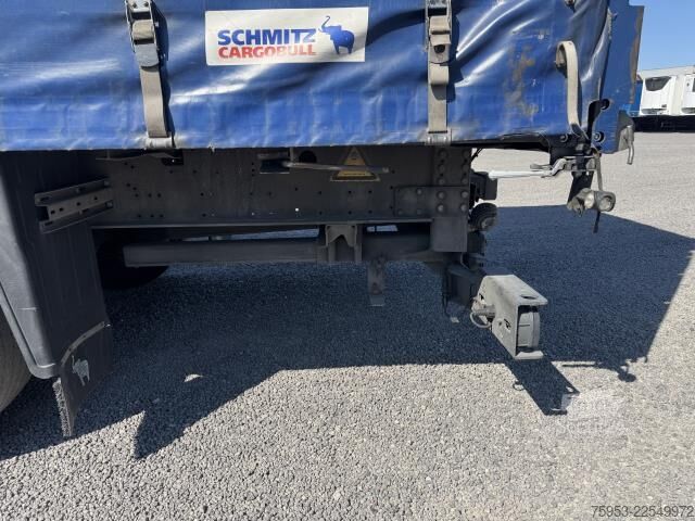 Semi-remorque bâchée Schmitz Cargobull SCS 24 Varios Hubdach Staplerhalterung Lenkachse