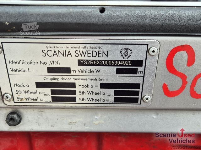 Kamion z zamenljivo nadgradnjo Scania R 410 LB6x2*4HNB BDF inkl. Anhänger!!