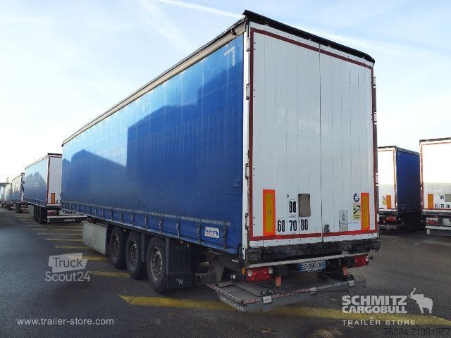 Semi-remorque bâchée Schmitz Cargobull Semitrailer Curtainsider Standard Hayon