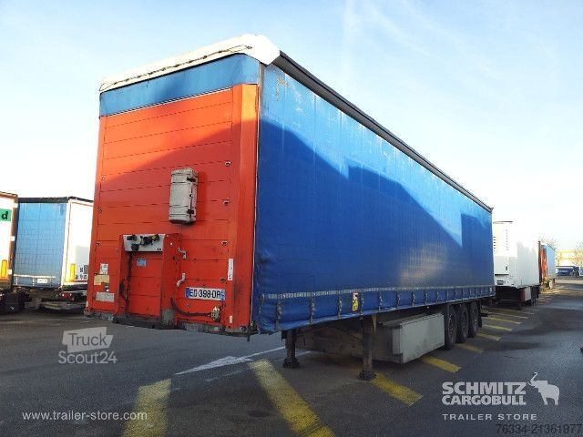 Semi-remorque bâchée Schmitz Cargobull Semitrailer Curtainsider Standard Hayon