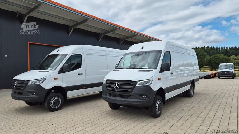 Hög tak skåpbil MERCEDES-BENZ Sprinter III Kasten  519 CDI RWD 4x 4 Allrad