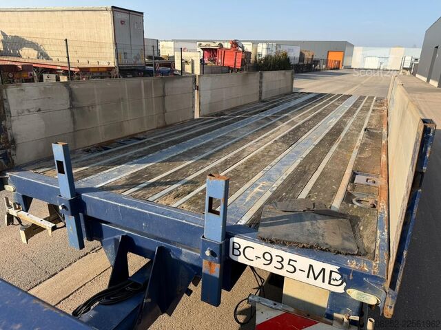 Platform trailer ASCA DEMICO C219BA 19T - 2-achsen PRITSCHE + TWISTLOCKS - A...