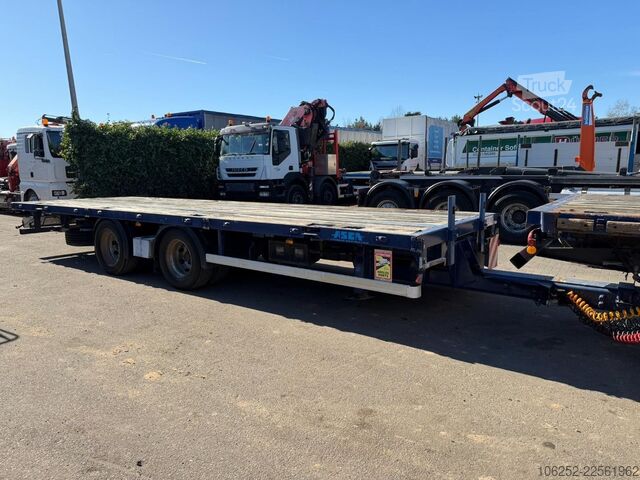 Platform trailer ASCA DEMICO C219BA 19T - 2-achsen PRITSCHE + TWISTLOCKS - A...