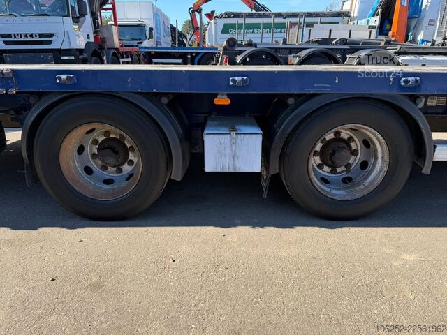 Platform trailer ASCA DEMICO C219BA 19T - 2-achsen PRITSCHE + TWISTLOCKS - A...