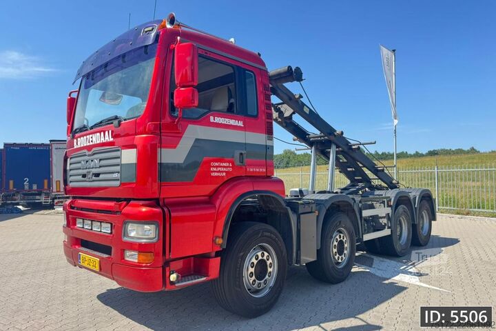 Transport af containere MAN TGA 37.480 Day Cab, Euro 3, NCH System / 8x4 / ...