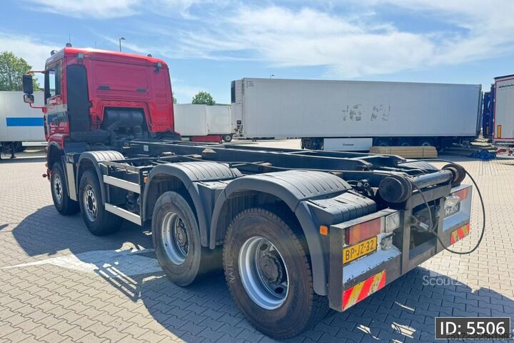 Transport af containere MAN TGA 37.480 Day Cab, Euro 3, NCH System / 8x4 / ...