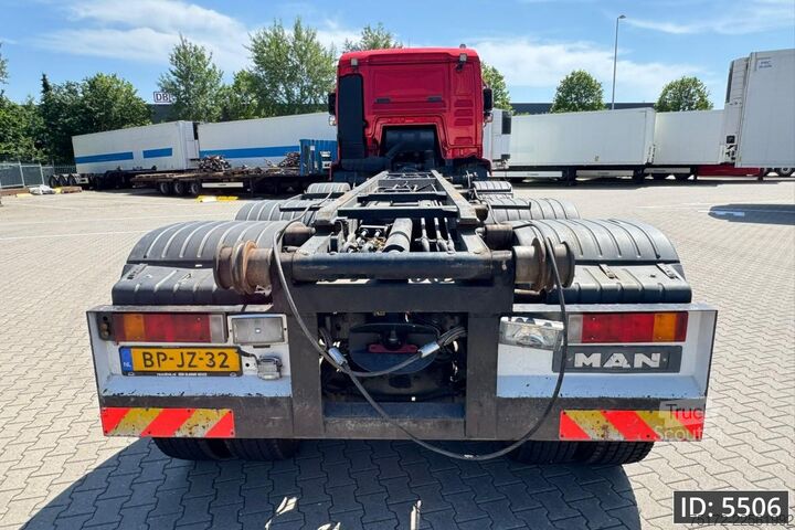Transport af containere MAN TGA 37.480 Day Cab, Euro 3, NCH System / 8x4 / ...
