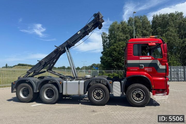 Transport af containere MAN TGA 37.480 Day Cab, Euro 3, NCH System / 8x4 / ...