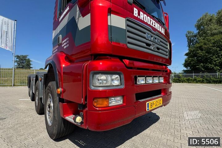 Transport af containere MAN TGA 37.480 Day Cab, Euro 3, NCH System / 8x4 / ...
