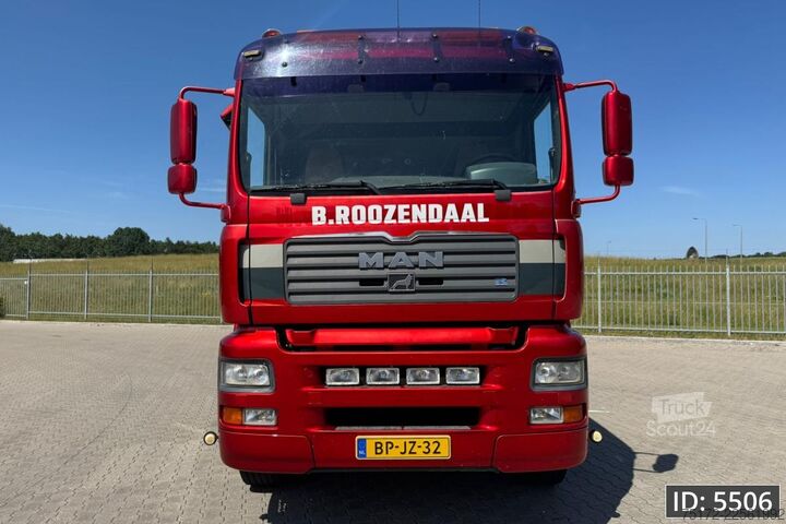 Transport af containere MAN TGA 37.480 Day Cab, Euro 3, NCH System / 8x4 / ...