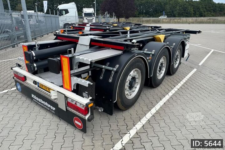 Transport av containrar Kässbohrer XS Tankchassis ADR / BPW Axles / Alu rims / Mor...