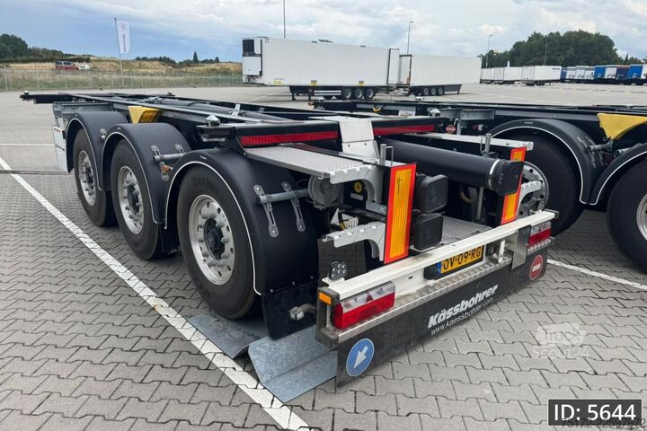 Transport av containrar Kässbohrer XS Tankchassis ADR / BPW Axles / Alu rims / Mor...