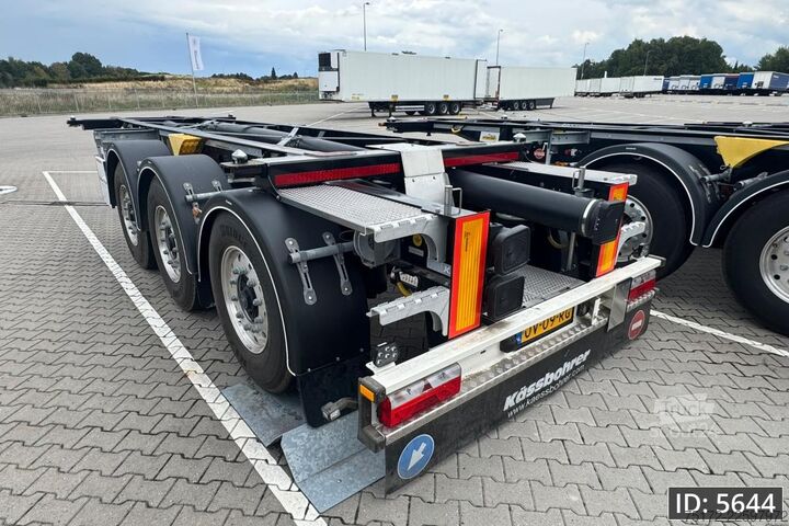 Transport av containrar Kässbohrer XS Tankchassis ADR / BPW Axles / Alu rims / Mor...