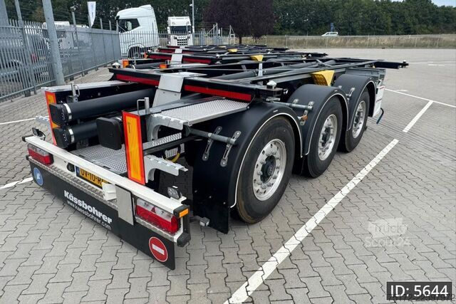 Transport av containrar Kässbohrer XS Tankchassis ADR / BPW Axles / Alu rims / Mor...