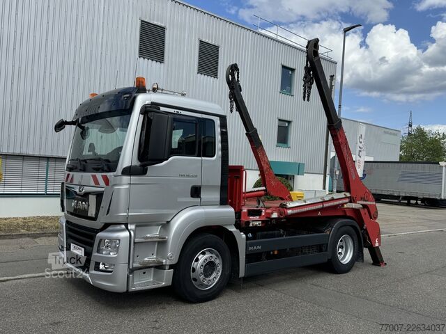 Kippers vrachtauto MAN TGS 18.420 Gergen TAK 20 Absetzer Volllu