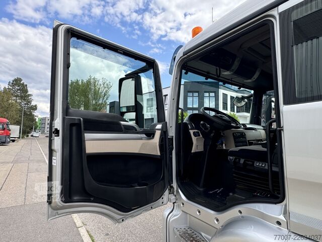 Kippers vrachtauto MAN TGS 18.420 Gergen TAK 20 Absetzer Volllu