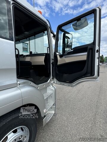 Kippers vrachtauto MAN TGS 18.420 Gergen TAK 20 Absetzer Volllu