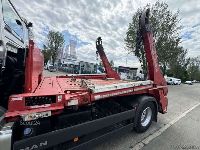 Kippers vrachtauto MAN TGS 18.420 Gergen TAK 20 Absetzer Volllu