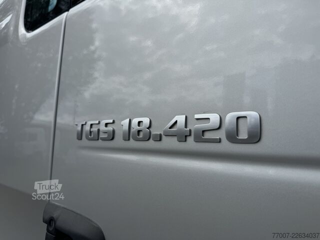 Kippers vrachtauto MAN TGS 18.420 Gergen TAK 20 Absetzer Volllu