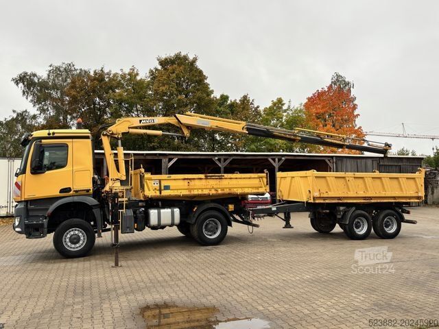 Трьохсторонній самоскид MERCEDES-BENZ Arocs 1848 4x4*FUNK*MKG HLK125*3x Ausschübe*TOP