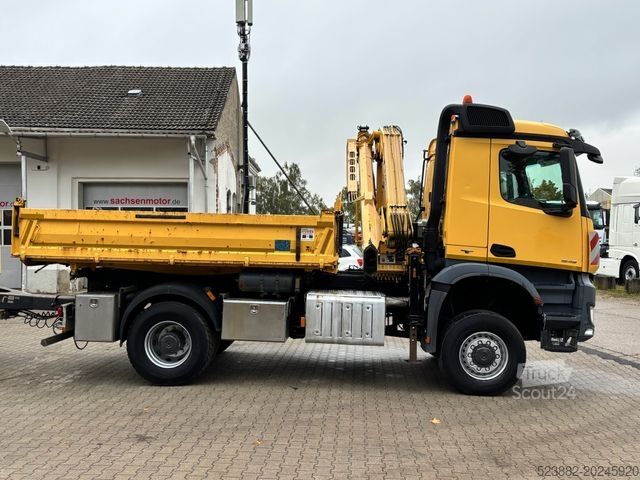 Camion ribaltabile trilaterale MERCEDES-BENZ Arocs 1848 4x4*FUNK*MKG HLK125*3x Ausschübe*TOP