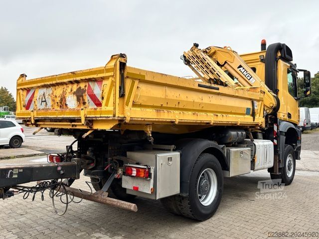 Camion ribaltabile trilaterale MERCEDES-BENZ Arocs 1848 4x4*FUNK*MKG HLK125*3x Ausschübe*TOP