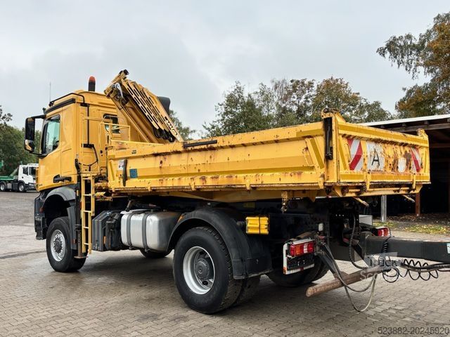 Camion ribaltabile trilaterale MERCEDES-BENZ Arocs 1848 4x4*FUNK*MKG HLK125*3x Ausschübe*TOP