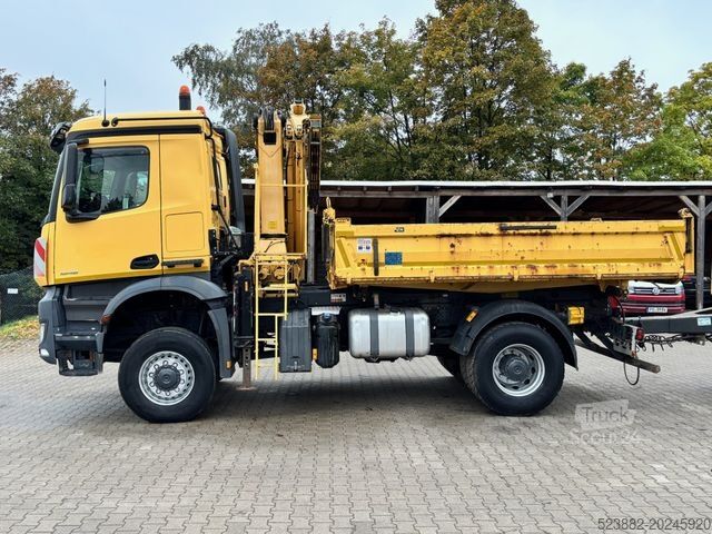Camion ribaltabile trilaterale MERCEDES-BENZ Arocs 1848 4x4*FUNK*MKG HLK125*3x Ausschübe*TOP