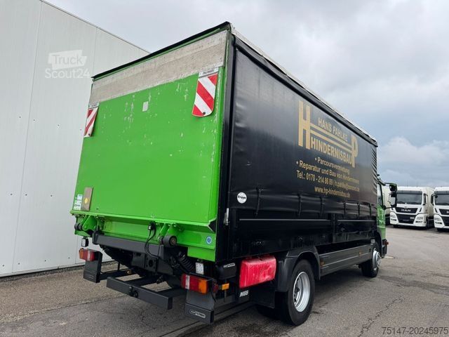 Plattewagen met zeil MERCEDES-BENZ 1228 4x2 Atego Schiebeplane LBW MBB