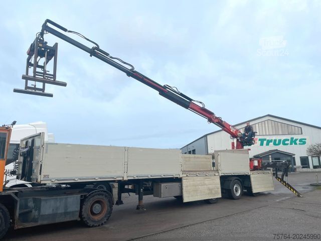 Semi-reboque SCHWARZMÜLLER Roll Kran Kennis 30R Drehkranz/2x gelenkt/Miete
