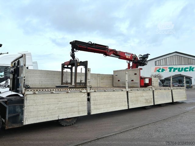 Semi-reboque SCHWARZMÜLLER Roll Kran Kennis 30R Drehkranz/2x gelenkt/Miete