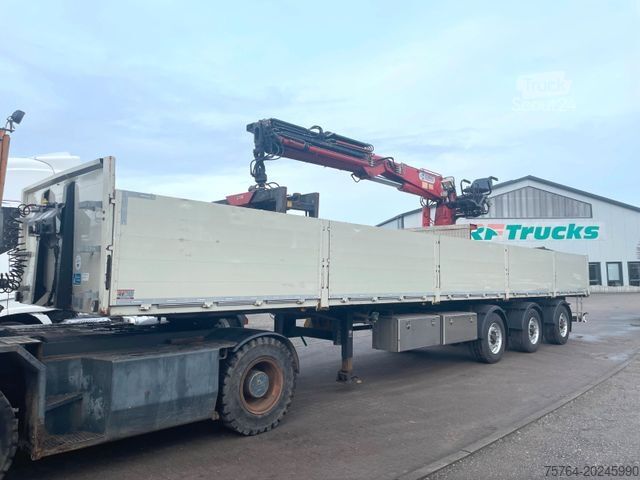 Semi-reboque SCHWARZMÜLLER Roll Kran Kennis 30R Drehkranz/2x gelenkt/Miete