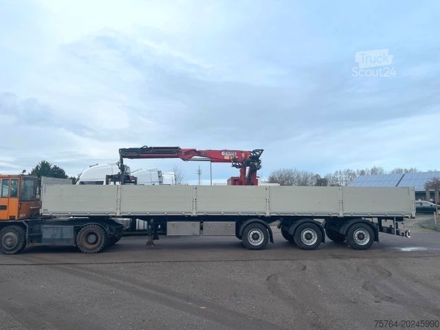 Semi-reboque SCHWARZMÜLLER Roll Kran Kennis 30R Drehkranz/2x gelenkt/Miete