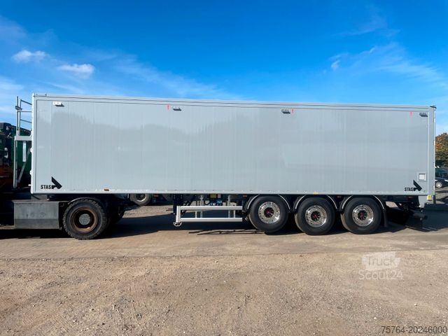 Semirremolque con piso móvil STAS 60m³ Agrar/Farm/Schubboden/Trichter/Auch Miete!