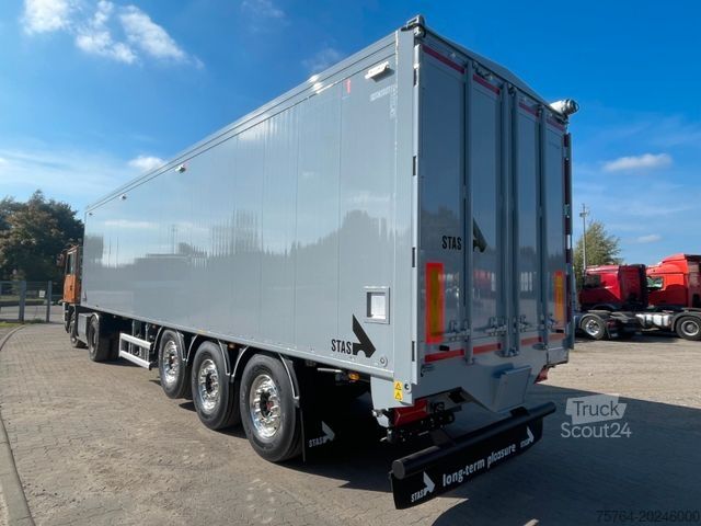 Semirremolque con piso móvil STAS 60m³ Agrar/Farm/Schubboden/Trichter/Auch Miete!