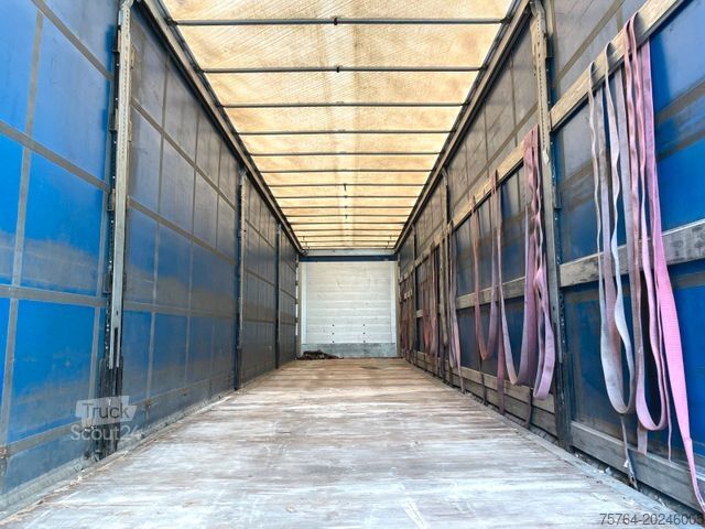 Semi-remorque bâchée SCHMITZ CARGOBULL 13,65m Pritsche / Edschaverdeck /Chassi verzinkt