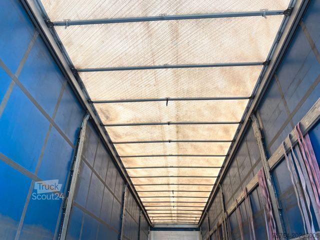 Semi-remorque bâchée SCHMITZ CARGOBULL 13,65m Pritsche / Edschaverdeck /Chassi verzinkt