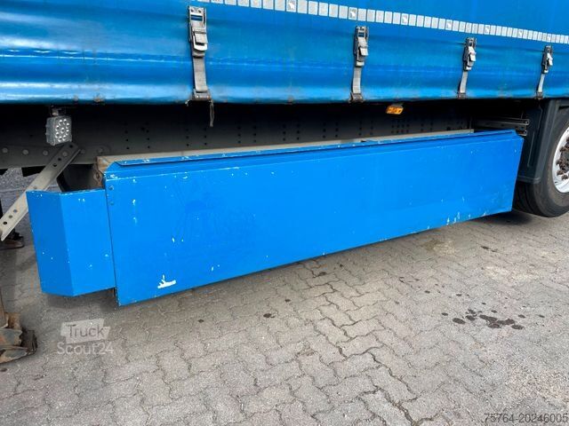Semi-remorque bâchée SCHMITZ CARGOBULL 13,65m Pritsche / Edschaverdeck /Chassi verzinkt