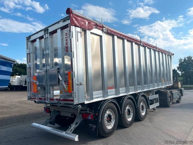 Polpriklopnik kiper BENALU 52m³ Getreidekipper Alu/5.4 t LEER/AUCH Miete
