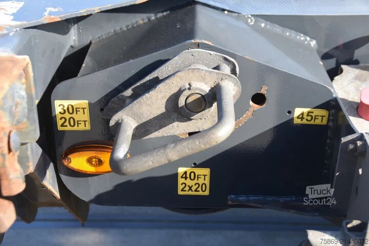 Transport de conteneurs Renders EURO 800 - 2 x EXTENDABLE - SAF AXLES - LIFT AX...