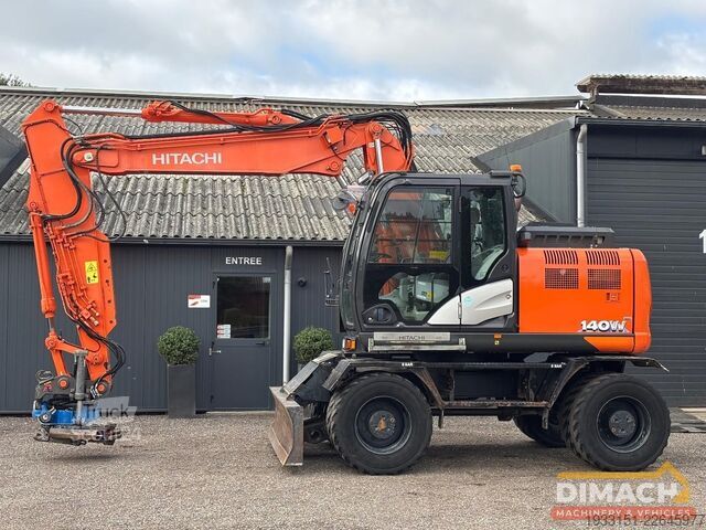 Excavadora Hitachi ZX140W-6 SMP draaikantelstuk met grijper - airc...