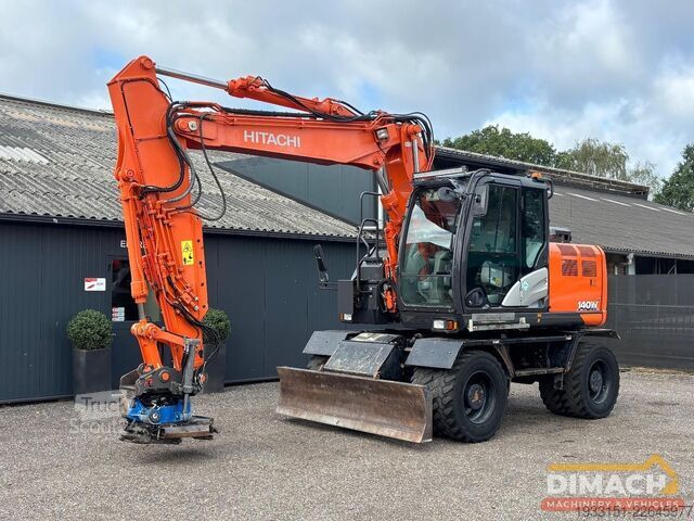 Excavadora Hitachi ZX140W-6 SMP draaikantelstuk met grijper - airc...