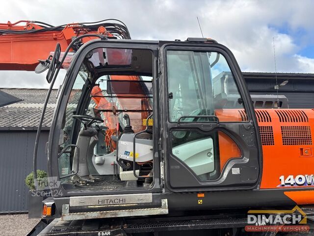 حفارة Hitachi ZX140W-6 SMP draaikantelstuk met grijper - airc...