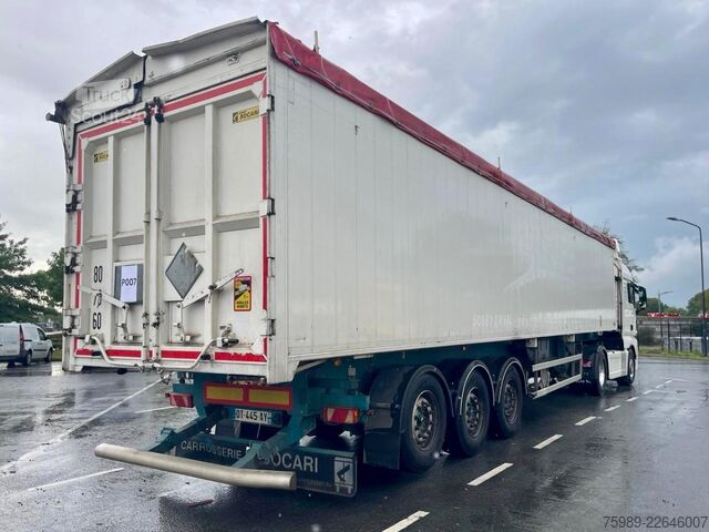 Avfallsbil Trouillet SOCARI 69 m3 left side opens, self pump tyres, etc