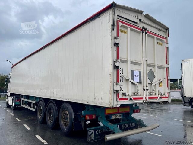 Avfallsbil Trouillet SOCARI 69 m3 left side opens, self pump tyres, etc